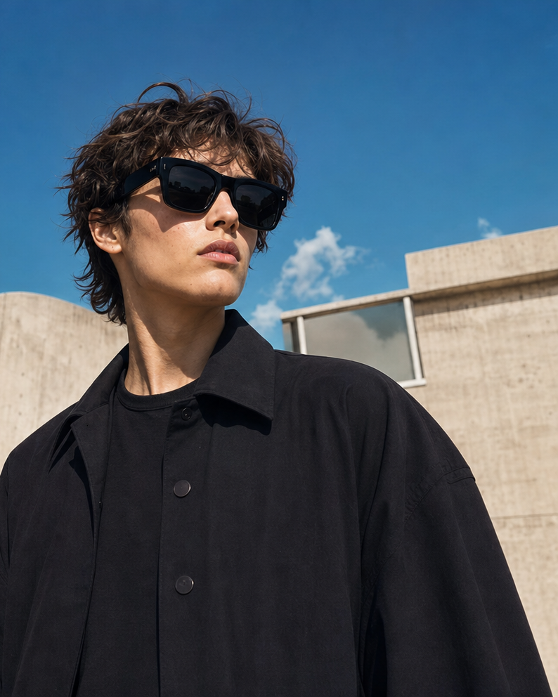 Campaña Ray-Ban Mega con montura de gran tamaño