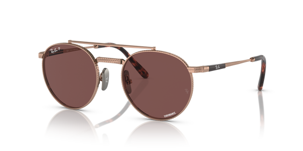 Gafas de Sol Ray-Ban Round Ii Titanium RB8237 3140AF 53 20 · vista 1