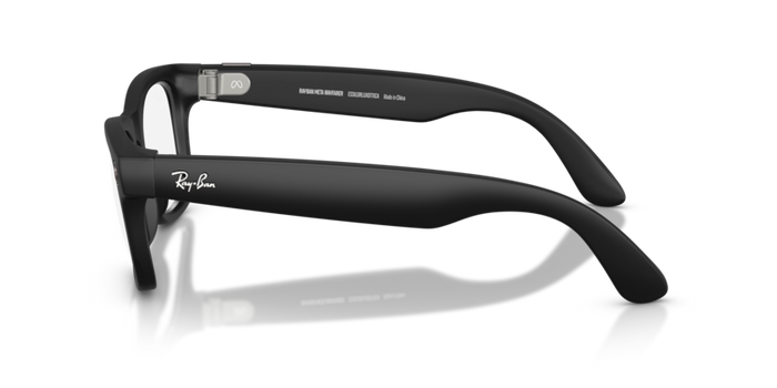 Sunglasses Ray-Ban Meta Wayfarer RB4012 601SSB 53 22 — vista 3