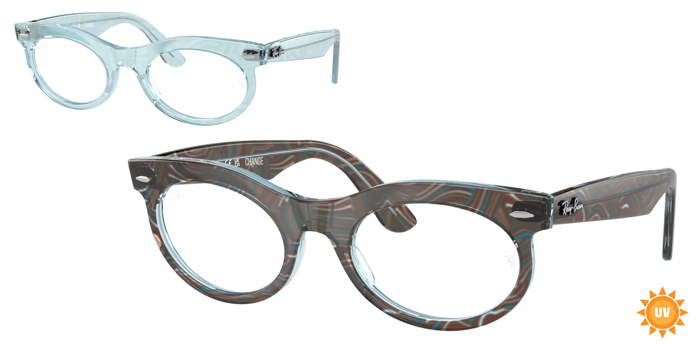 Prescription Glasses Ray-Ban WAYFARER OVAL RX2242V 8293 50 22