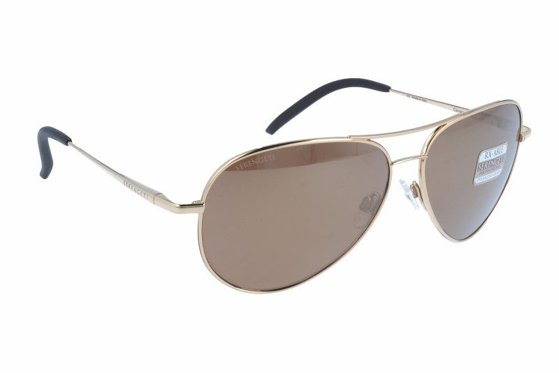 Lunettes de Soleil Serengeti Carrara 8546 Shiny Bold Gold 59 13