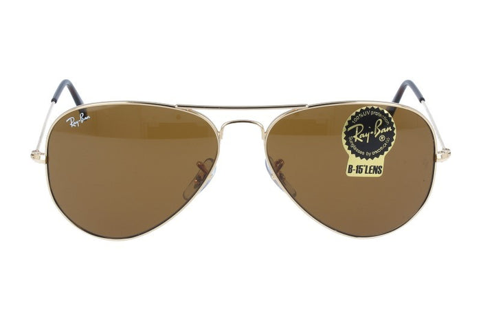 Ray-Ban Aviator Sunglasses RB3025 001/33 58 14 — vista 2