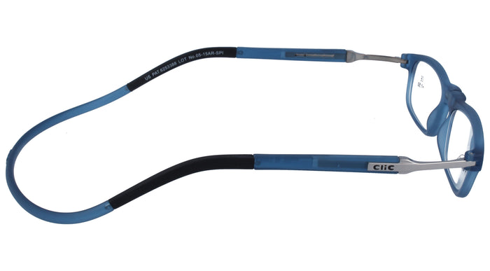 Gafas Graduadas Clic Flex Azul Claro — vista 3