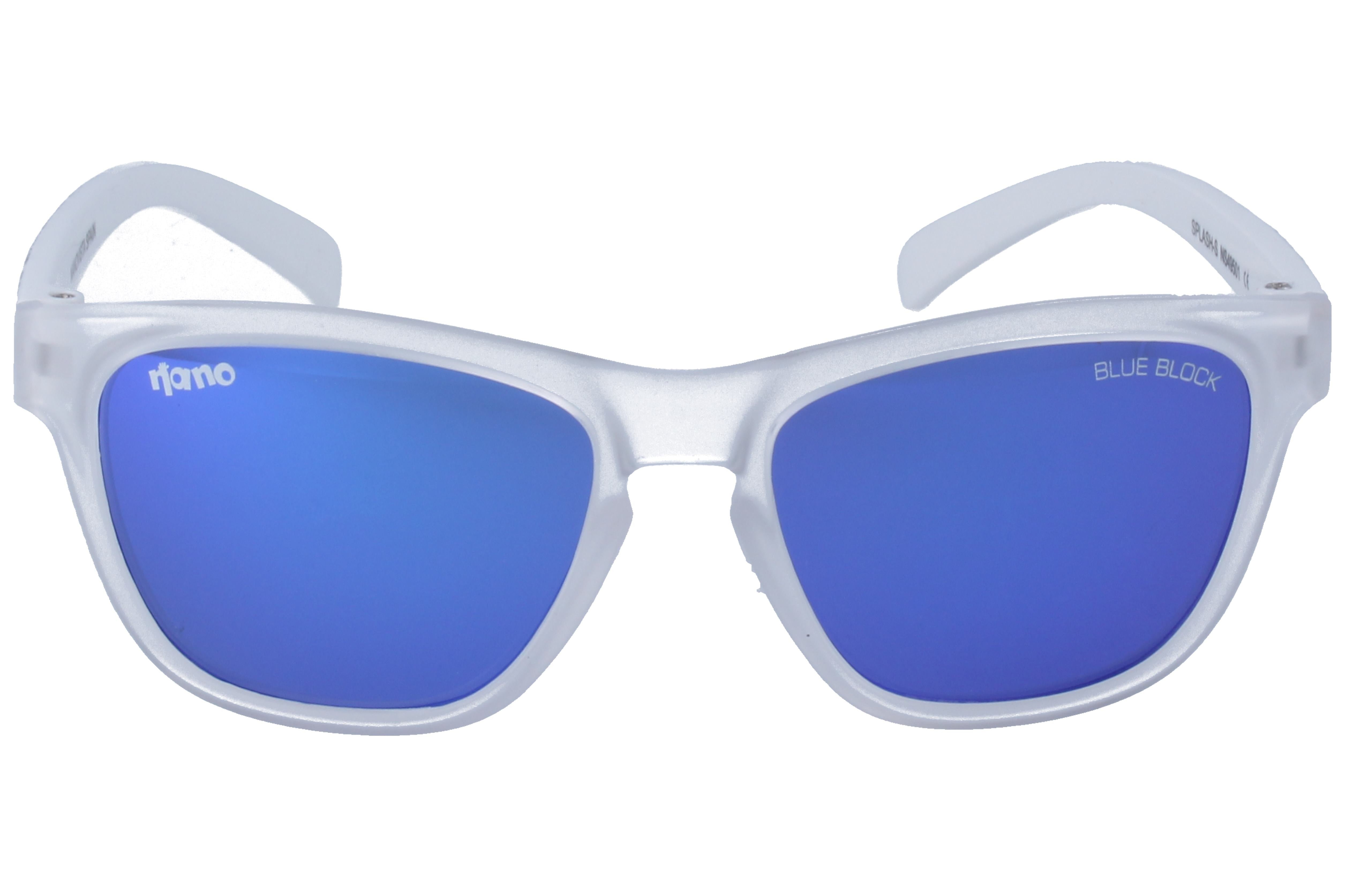 Gafas de Sol Nanovista NS Splash-S Cristal Blanco-Rvo Blue 44 15