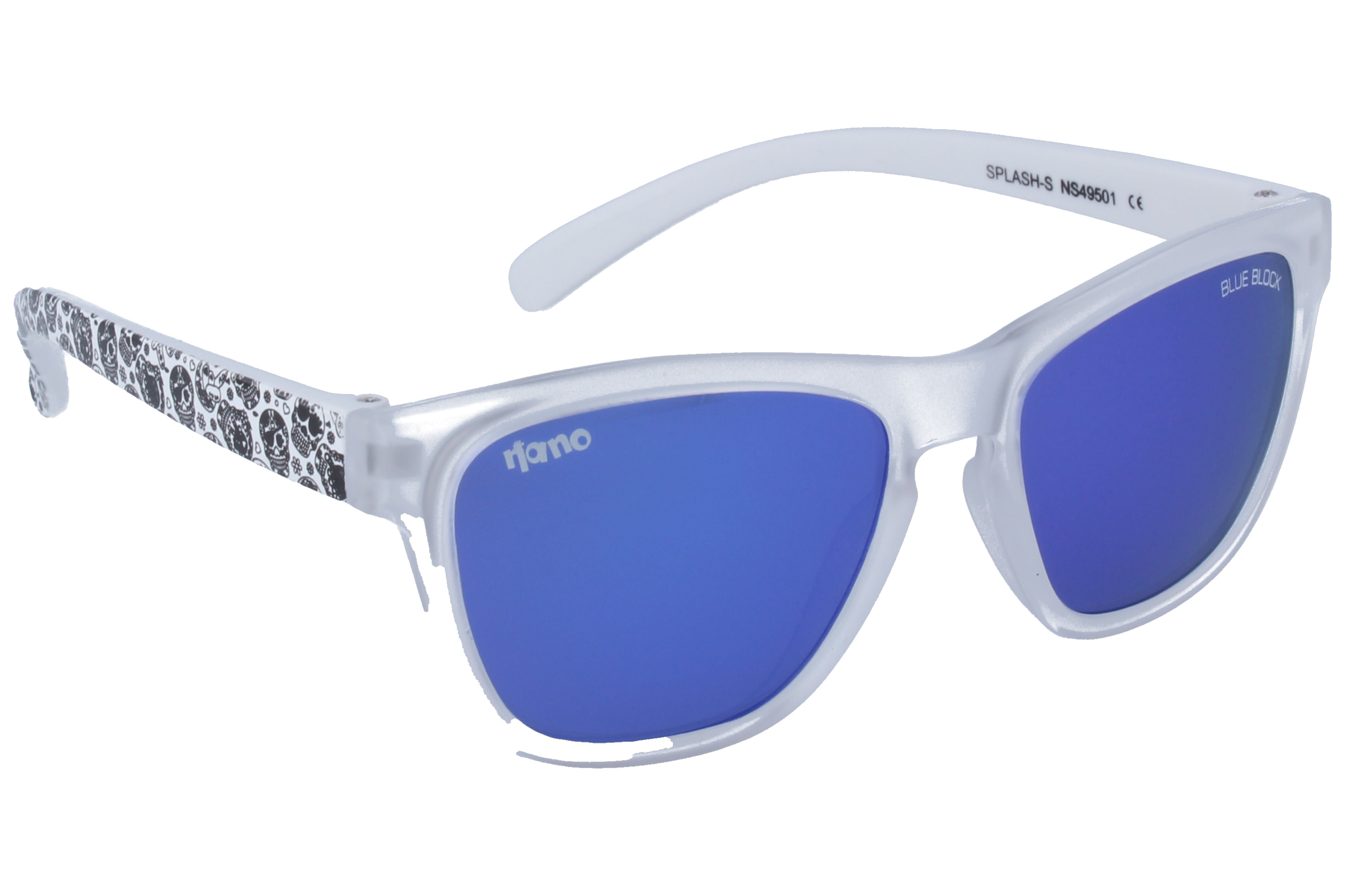 Gafas de Sol Nanovista NS Splash-S Cristal Blanco-Rvo Blue 44 15