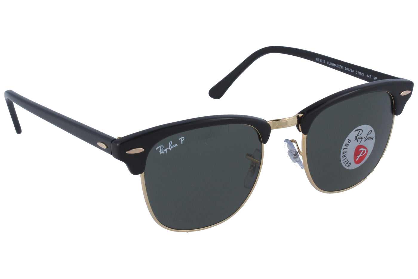Ray-Ban Clubmaster RB3016 901/58 51 21 Sunglasses