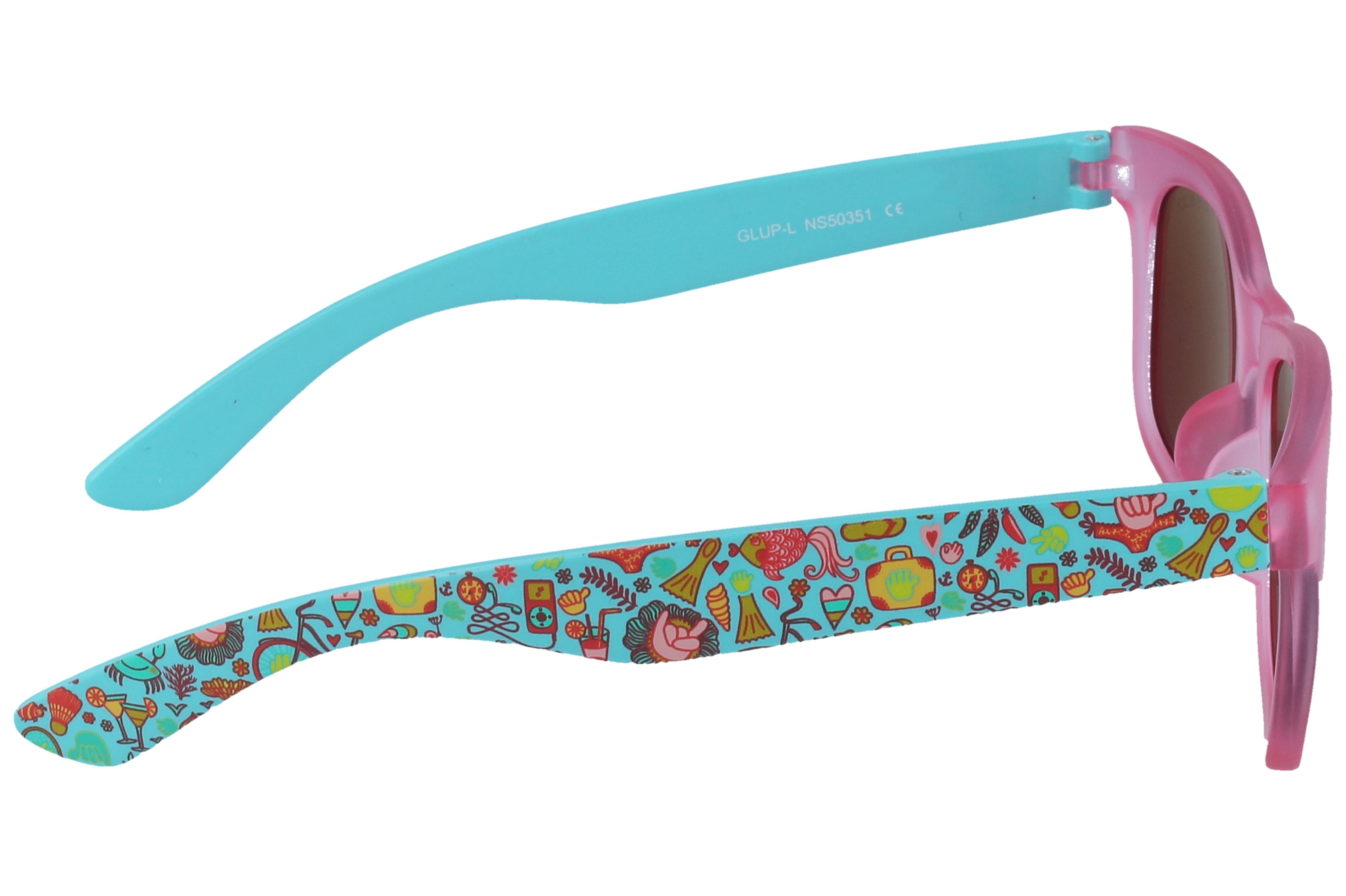 Gafas de Sol Nanovista NS Glup-l Rosa-Turquesa 46 21