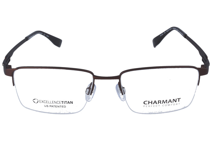 Charmant 12341 BR 54 18 Prescription Glasses — vista 2