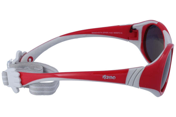Sonnenbrillen Nanovista NS Nanito S Rojo-Gris 42 17 — vista 3