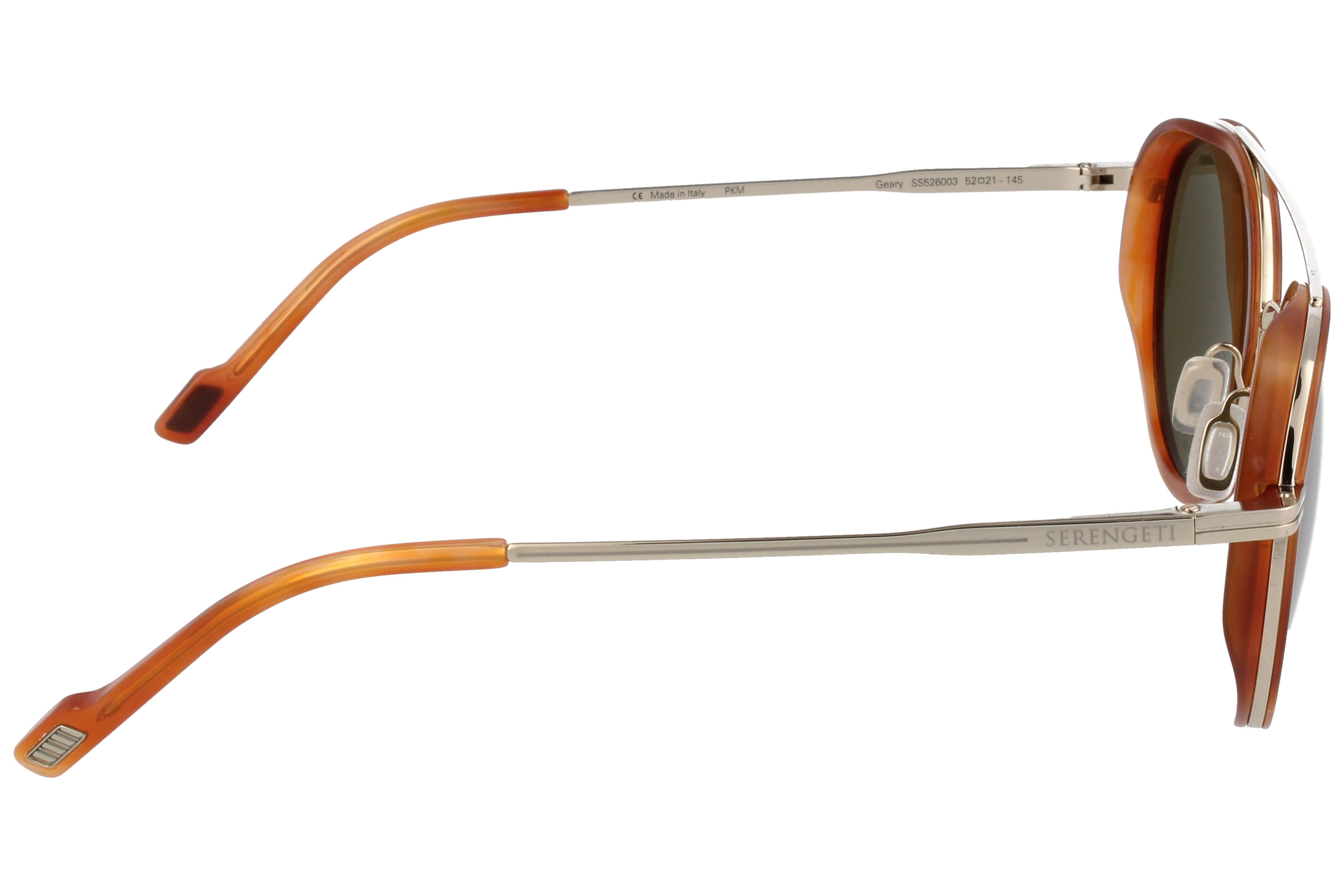 Gafas de Sol Serengeti Geary 526003 Light Gold Orange Turtoise 52 21