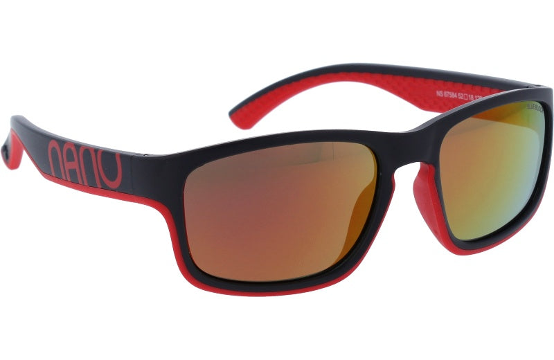 Gafas de Sol Nanovista NS Ness Gris Mate-Rojo 52 18