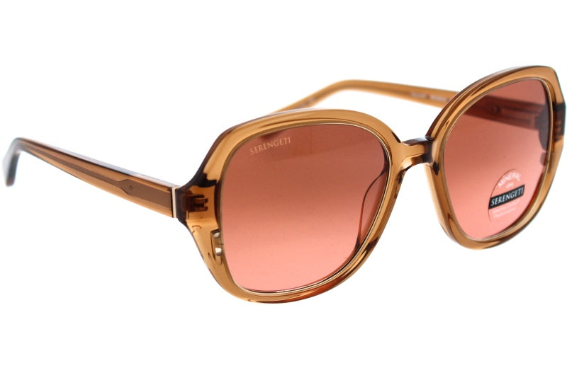 Gafas de Sol Serengeti Hayworth 538006 Shiny Cristal Coffe Brown 54 18