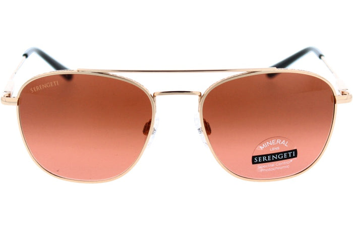 Sunglasses Serengeti Carroll 542006 Shiny Rose Gold 53 18 — vista 2