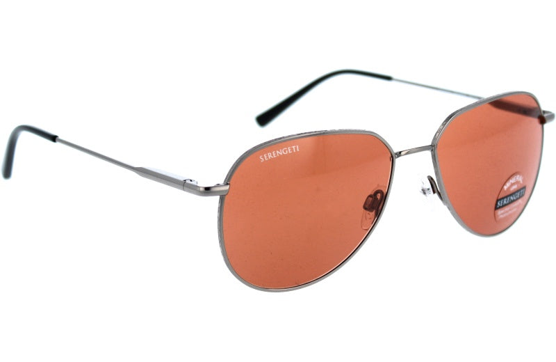 Gafas de Sol Serengeti Haywood 543006 Shiny Gunmetal 56 16