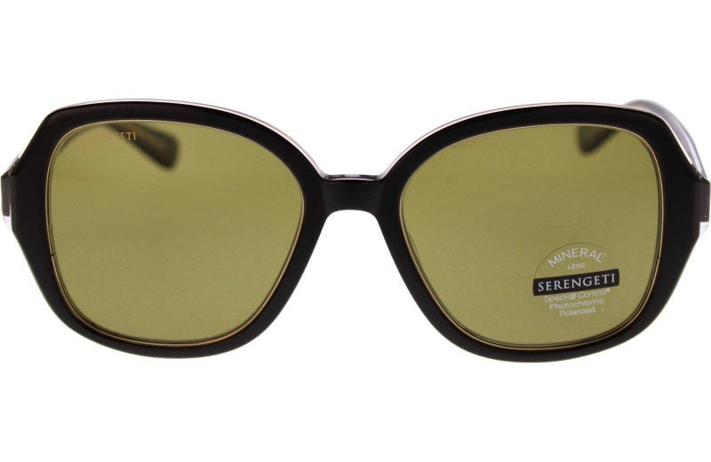 Gafas de Sol Serengeti Hayworth 538001 Shiny Black Transparent Layer 54 18