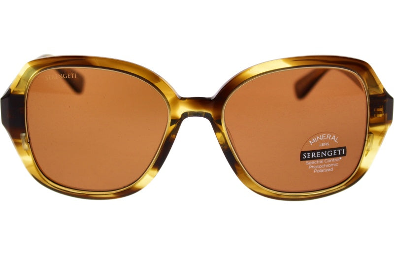 Gafas de Sol Serengeti Hayworth 538004 Shiny Ocre Tortoise 54 18