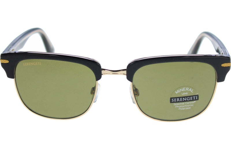 Gafas de Sol Serengeti Chadwick 562001 Shiny Black Transparent Inside Shiny 52 21