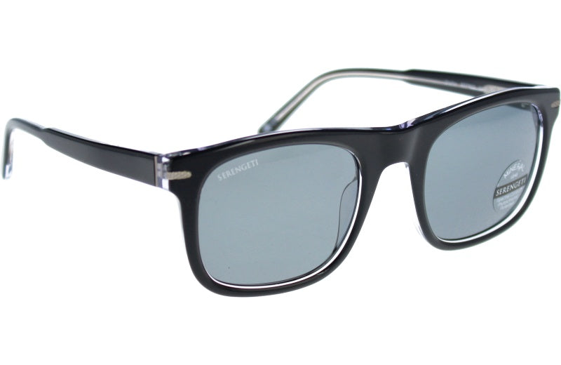 Gafas de Sol Serengeti Charlton 576003 Shiny Black With Transparent Layer 52 23