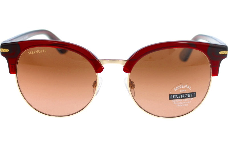 Gafas de Sol Serengeti Susan 560004 Shiny Transparent Burgundy Shiny 53 19