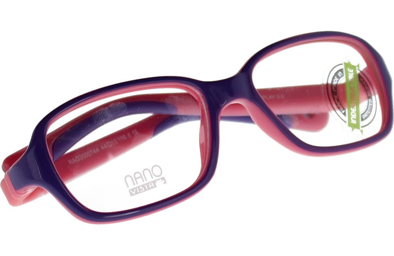 Gafas Graduadas Nanovista Replay 3.0 NAO3000744 Bicolor Morado Rosa 44 13