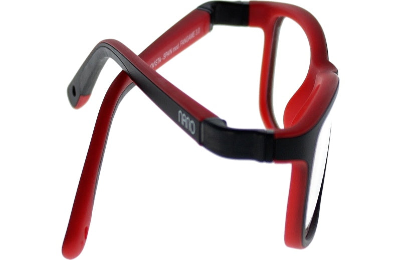 Gafas Graduadas Nanovista Fangame 3.0 NAO3031552 Bicolor Negro Mate Rojo 52 15