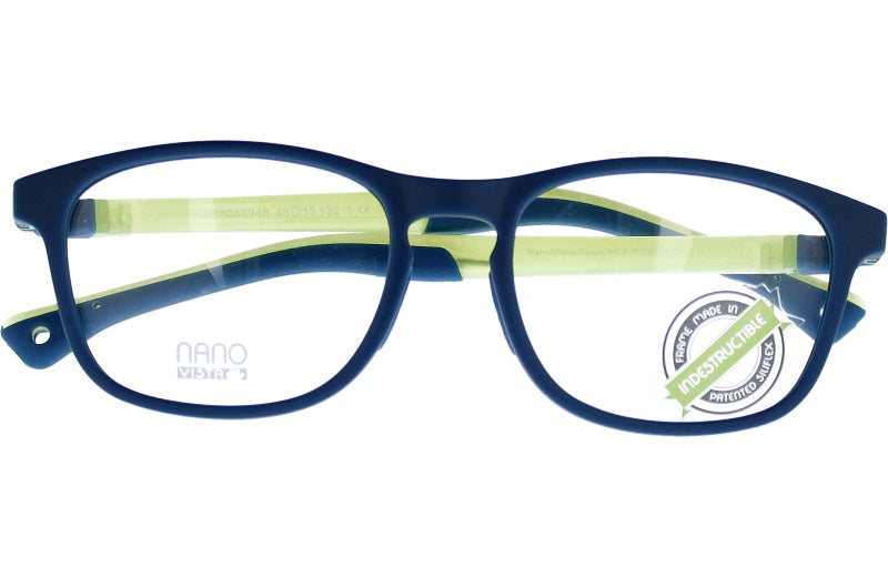 Gafas Graduadas Nanovista Power Up Glow 3.0 NAO3080948 Marino Mate Amarillo 48 15