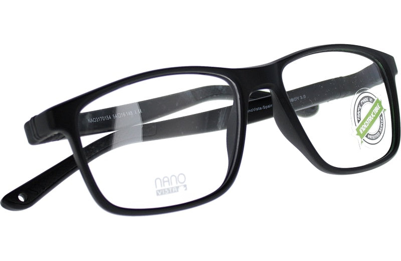 Gafas Graduadas Nanovista Fanboy 3.0 NAO3170154 Negro Mate Negro 54 16