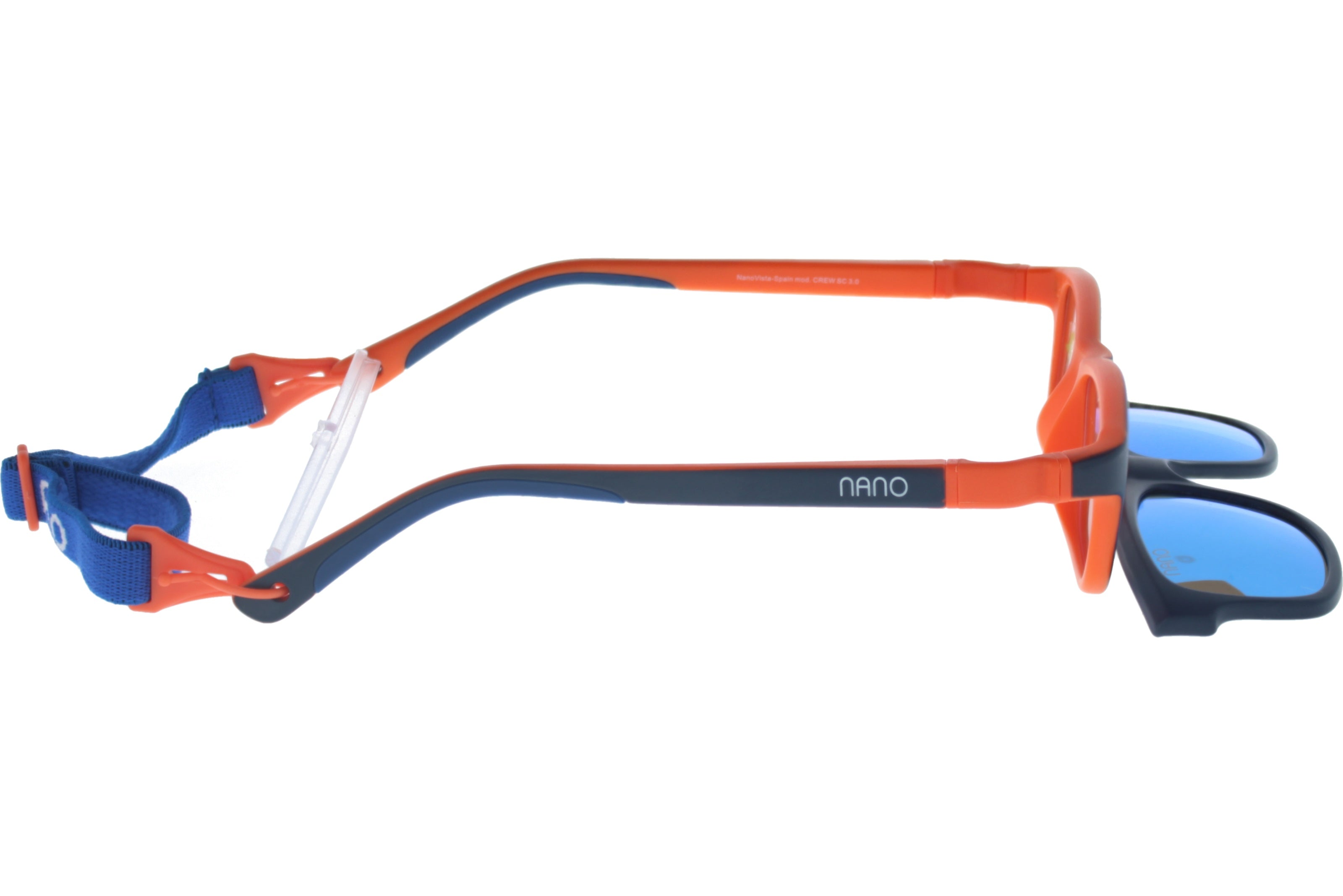 Gafas Graduadas Nanovista Crew Clic 3.0 NAO3020646SC Bicolor Marino Mate Naranja 46 14