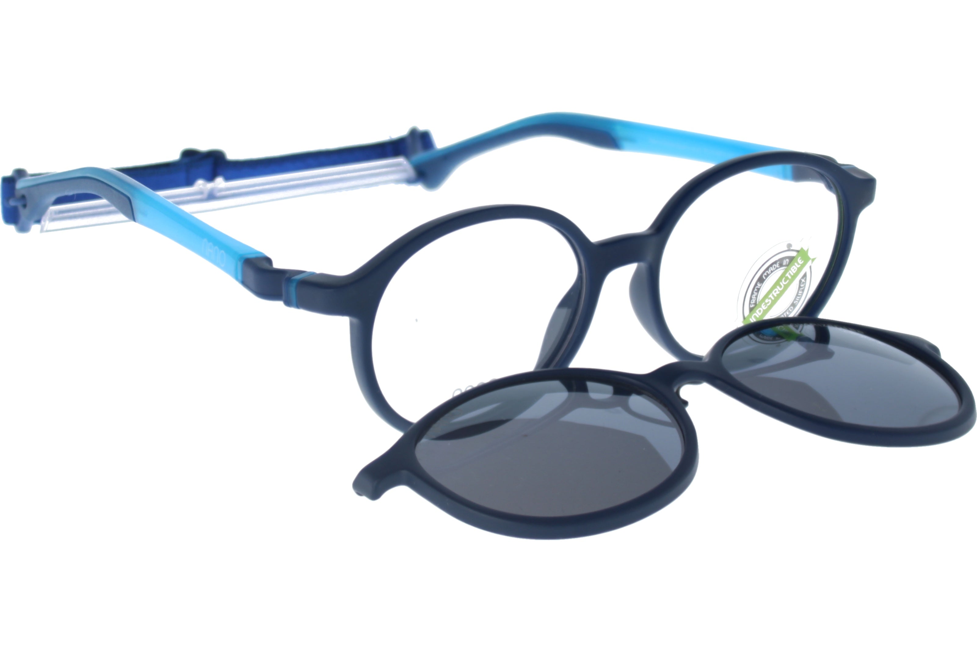 Gafas Graduadas Nanovista Flicker Clic 3.0 NAO3180148SC Marino Mate Azul Claro 48 15
