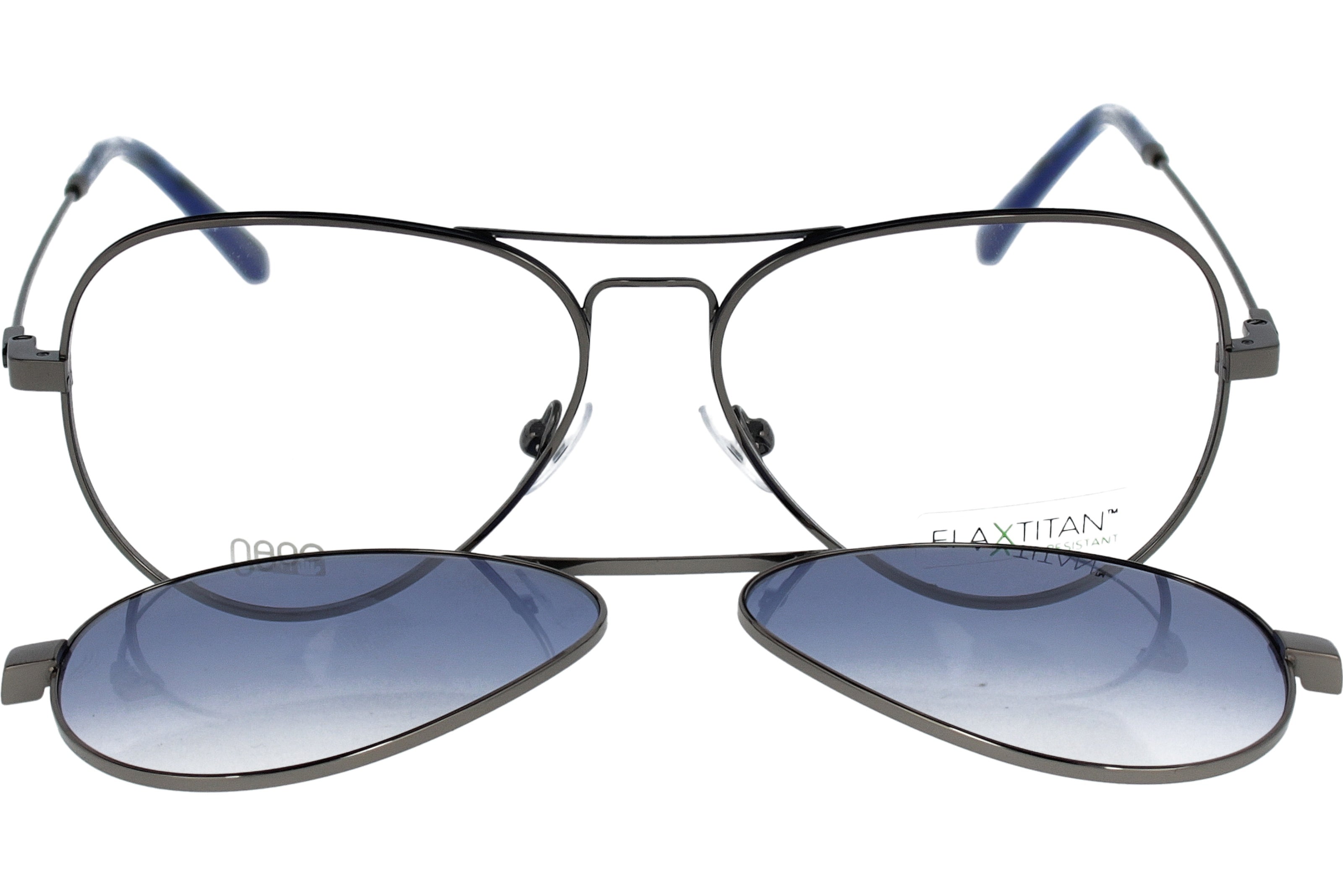 Gafas Graduadas Nanovista NAO Power Gun Metal Azul 52 13