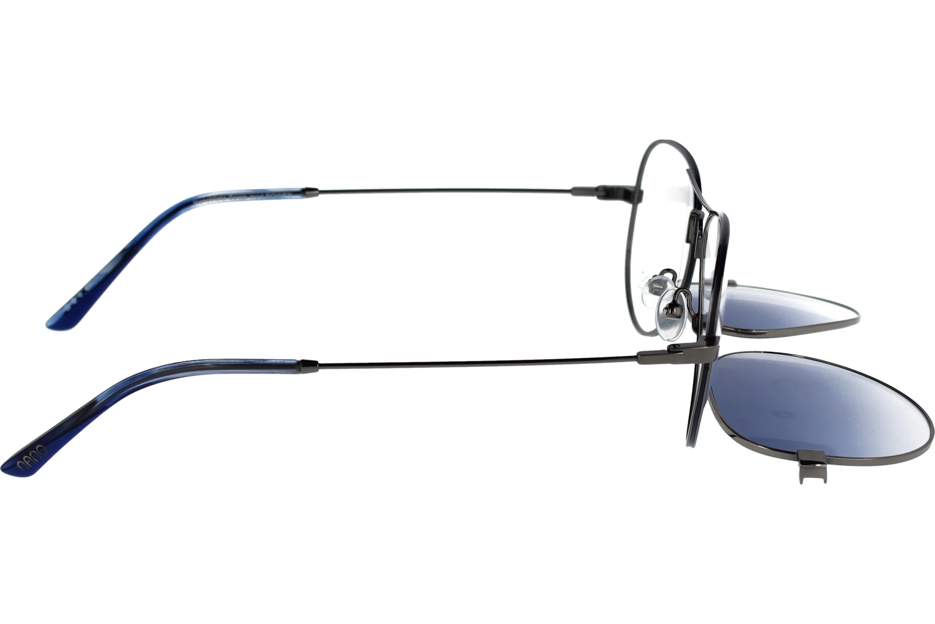 Gafas Graduadas Nanovista NAO Power Gun Metal Azul 52 13