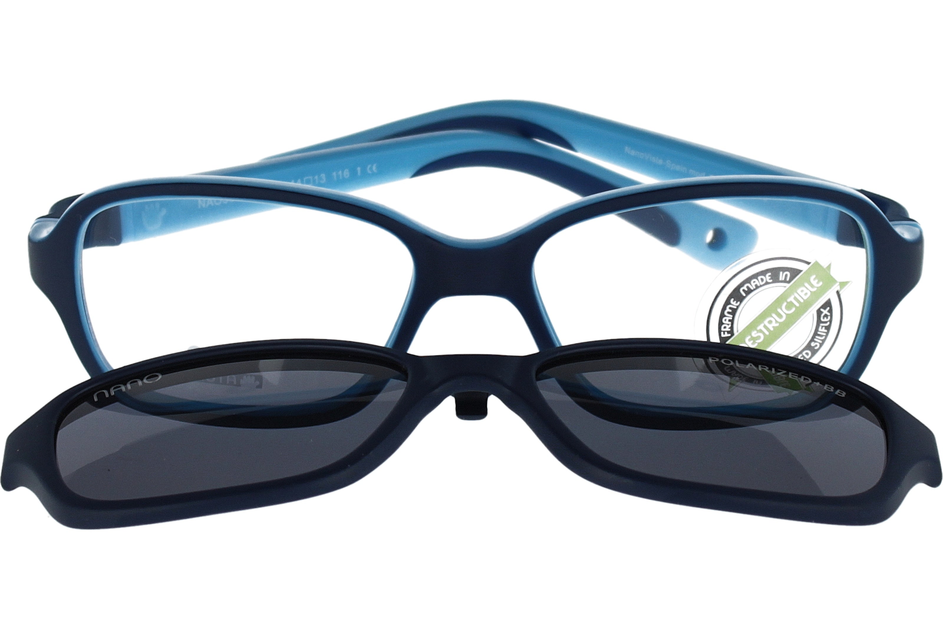 Gafas Graduadas Nanovista Replay Clip 3.0 NAO3001444SC Marino Mate Azul 44 13