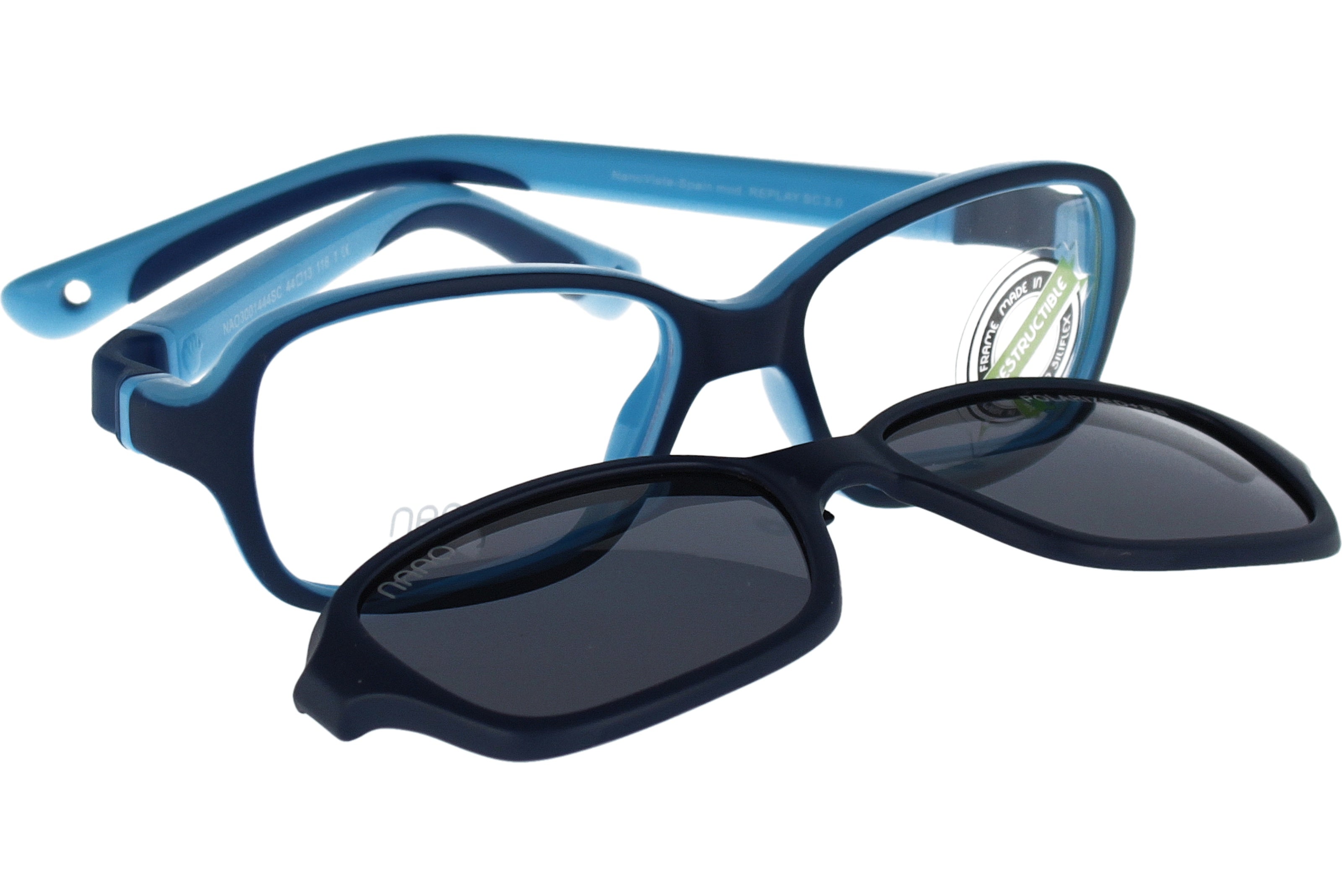 Gafas Graduadas Nanovista Replay Clip 3.0 NAO3001444SC Marino Mate Azul 44 13