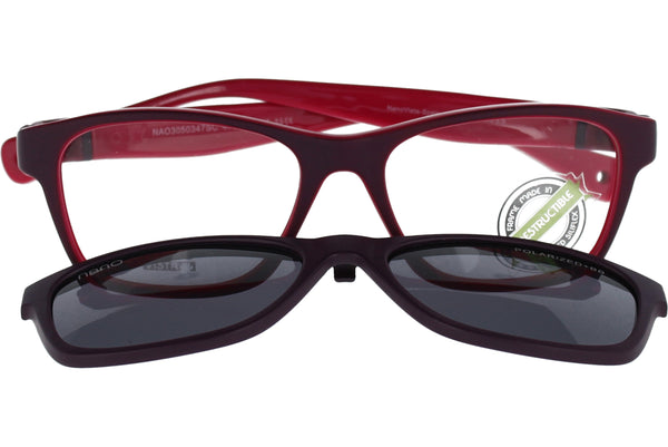 Gafas Graduadas Nanovista Gaikai Clic 3.0 NAO3050347SC Bicolor Purpura Mate Fucsia 47 14
