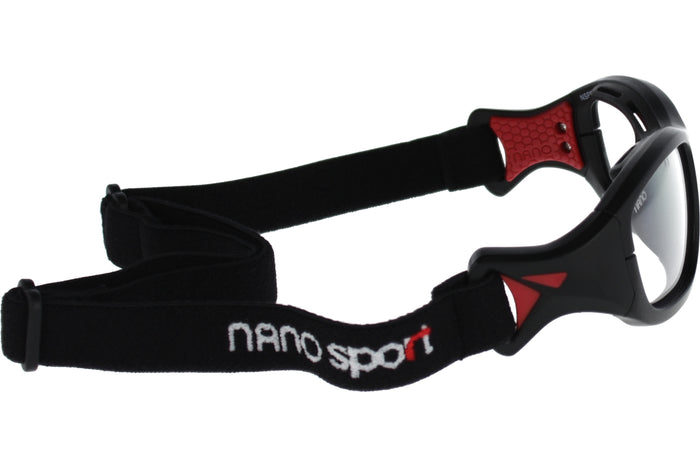 Lunettes de Vue Nanosport NS99 Negro Mate Rojo 51 15 — vista 3