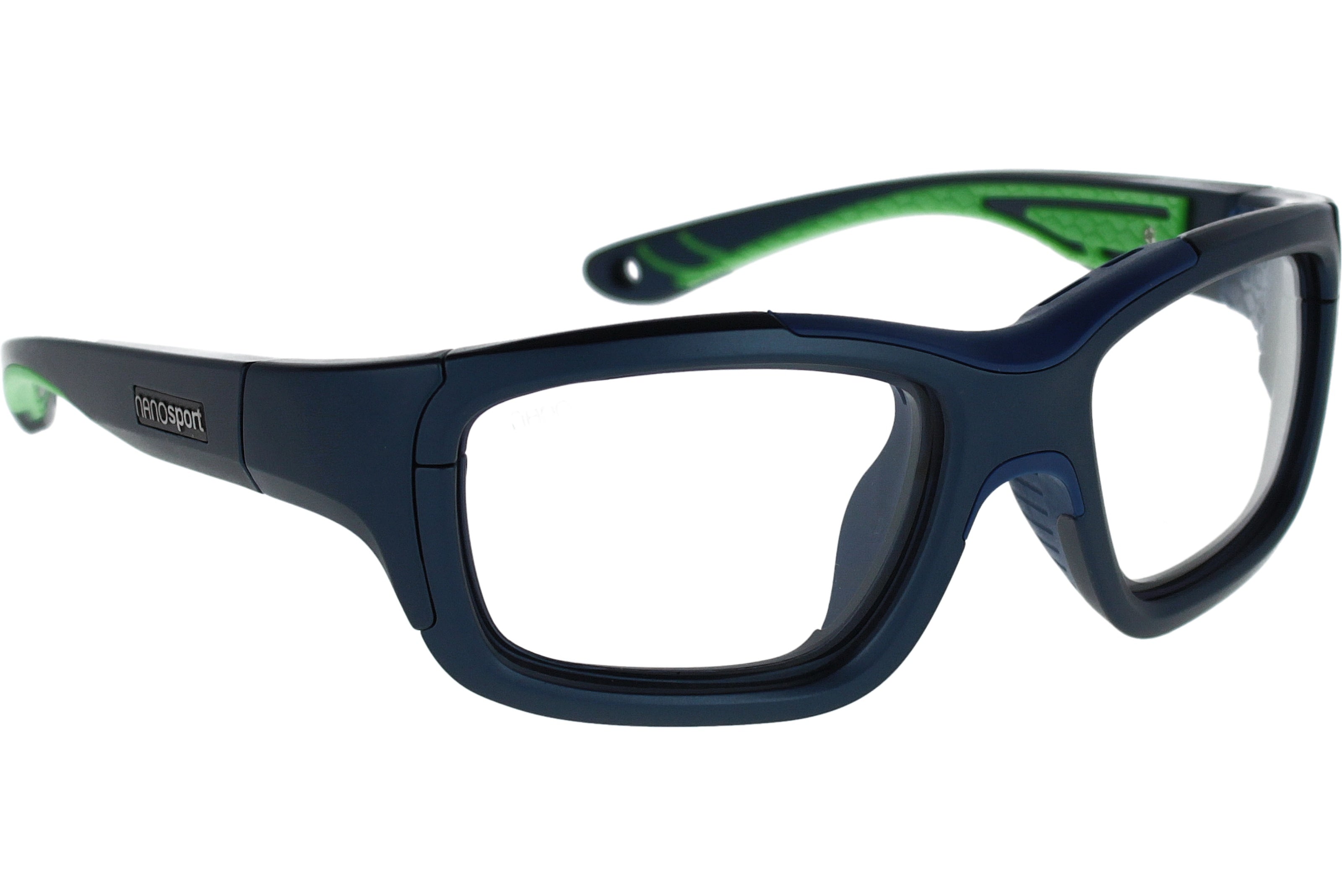 Gafas Graduadas Nanosport NS10 Azul Marino Perlado-Verde 53 15