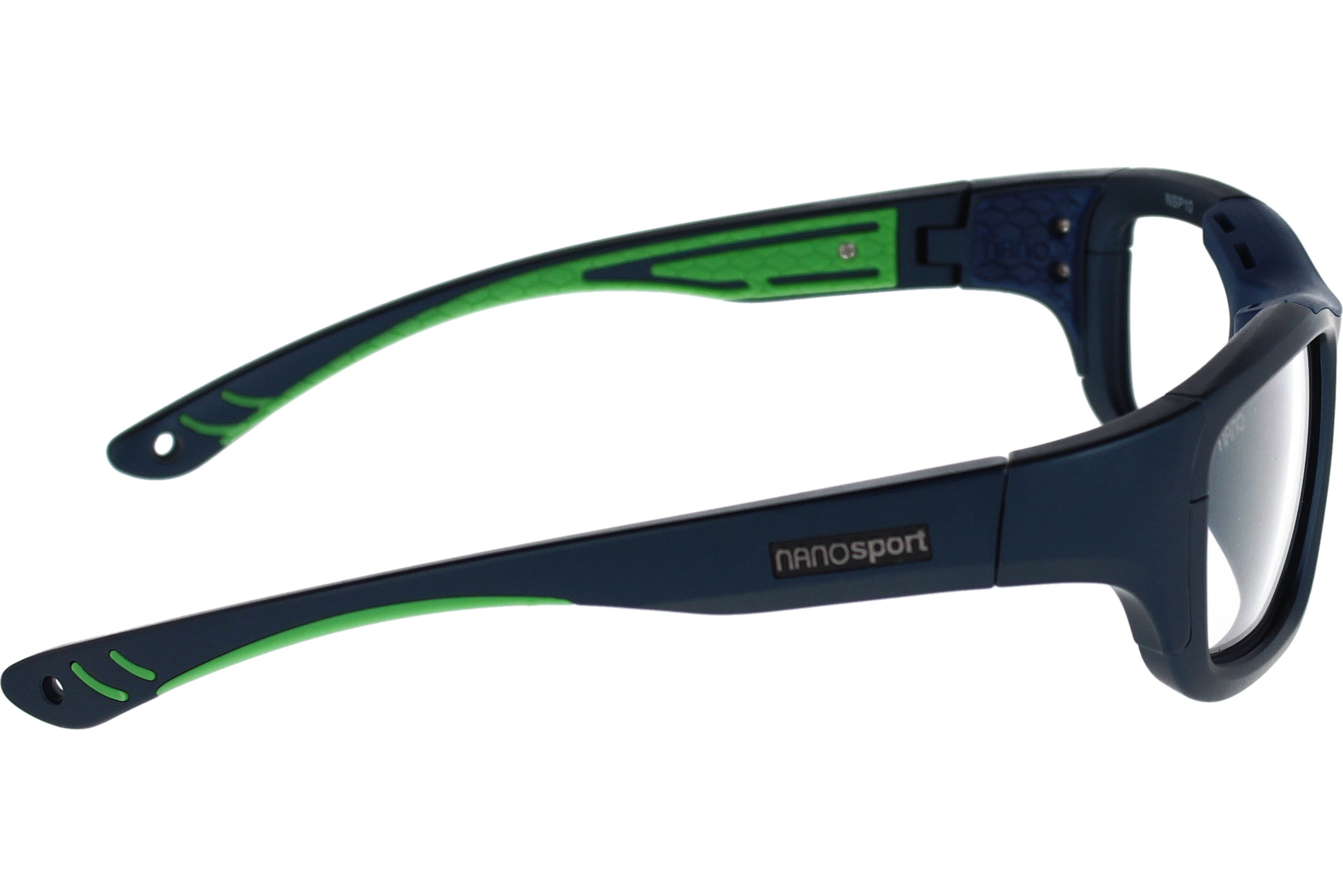 Gafas Graduadas Nanosport NS10 Azul Marino Perlado-Verde 53 15