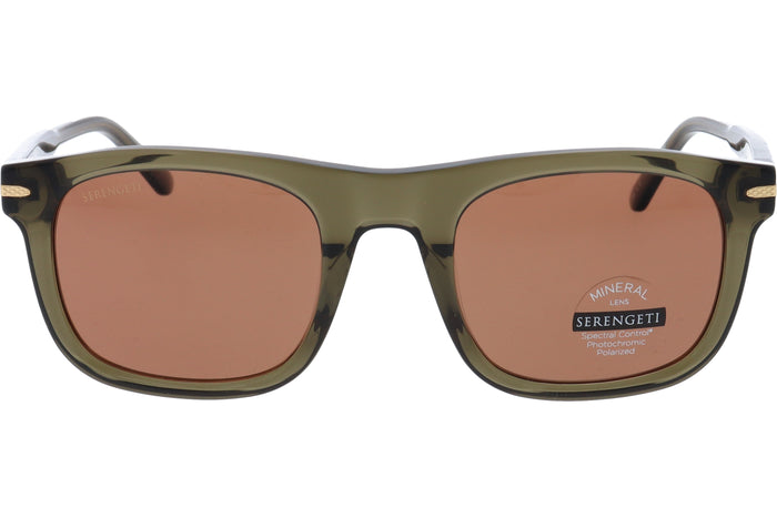 Sunglasses Serengeti Charlton 576004 Shiny Crystal Dark Green 52 23 — vista 2