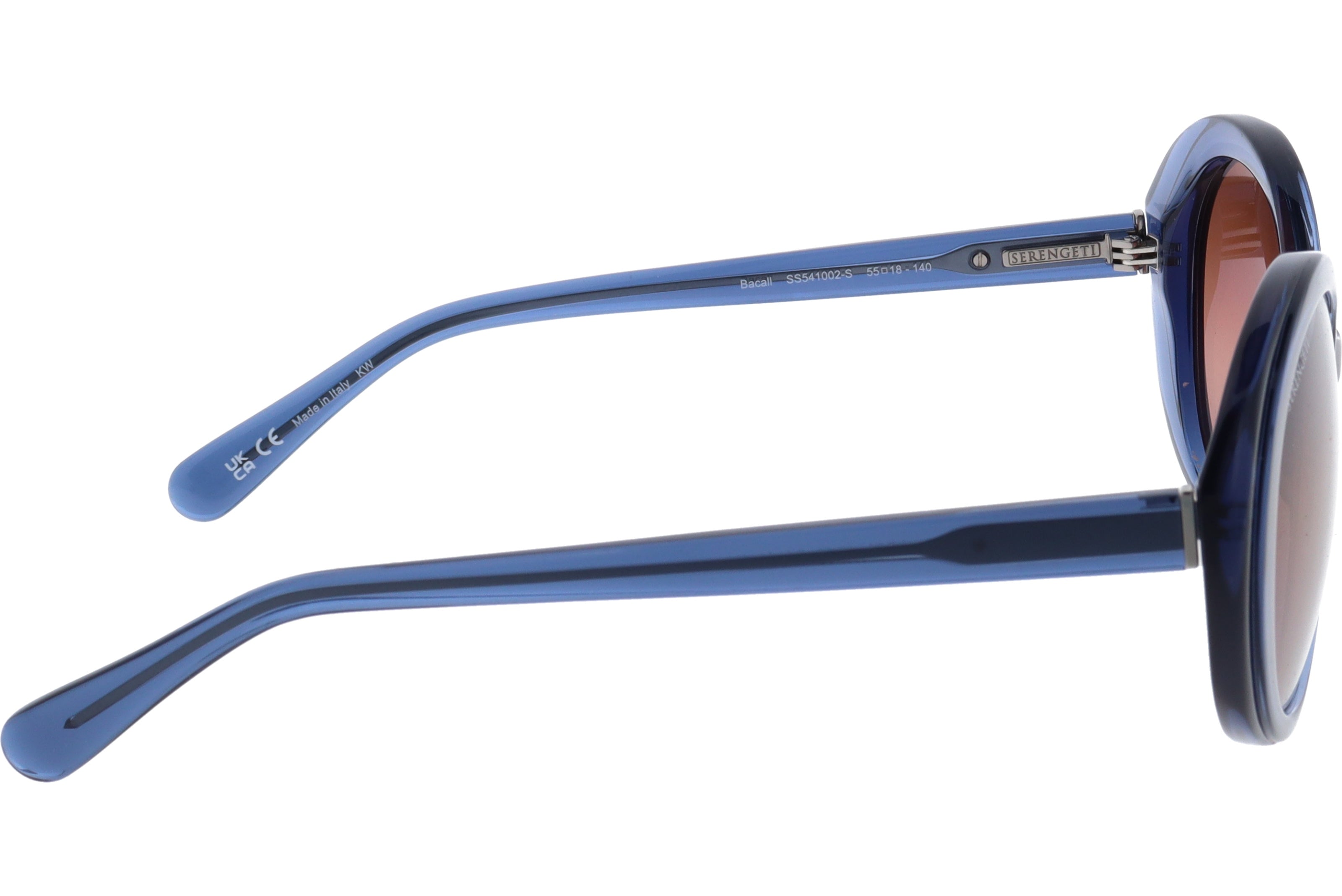Gafas de Sol Serengeti Bacall 541002 Shiny Crystal Fed Blue 55 18