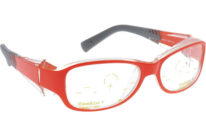 Essilor PROS5 Naranja/Gris 56 18 — vista 2