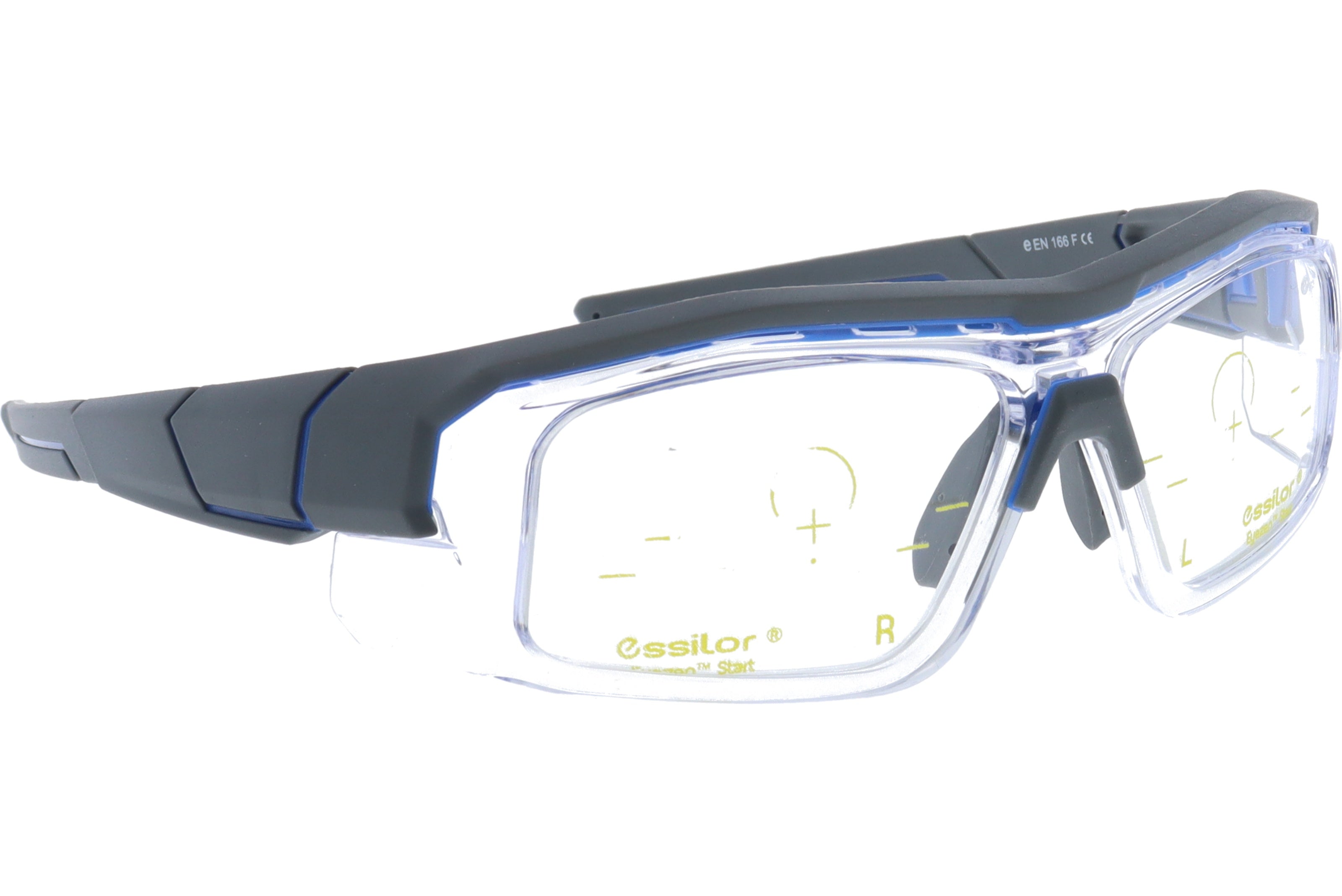 Essilor PROS4 Gris-azul 54 14