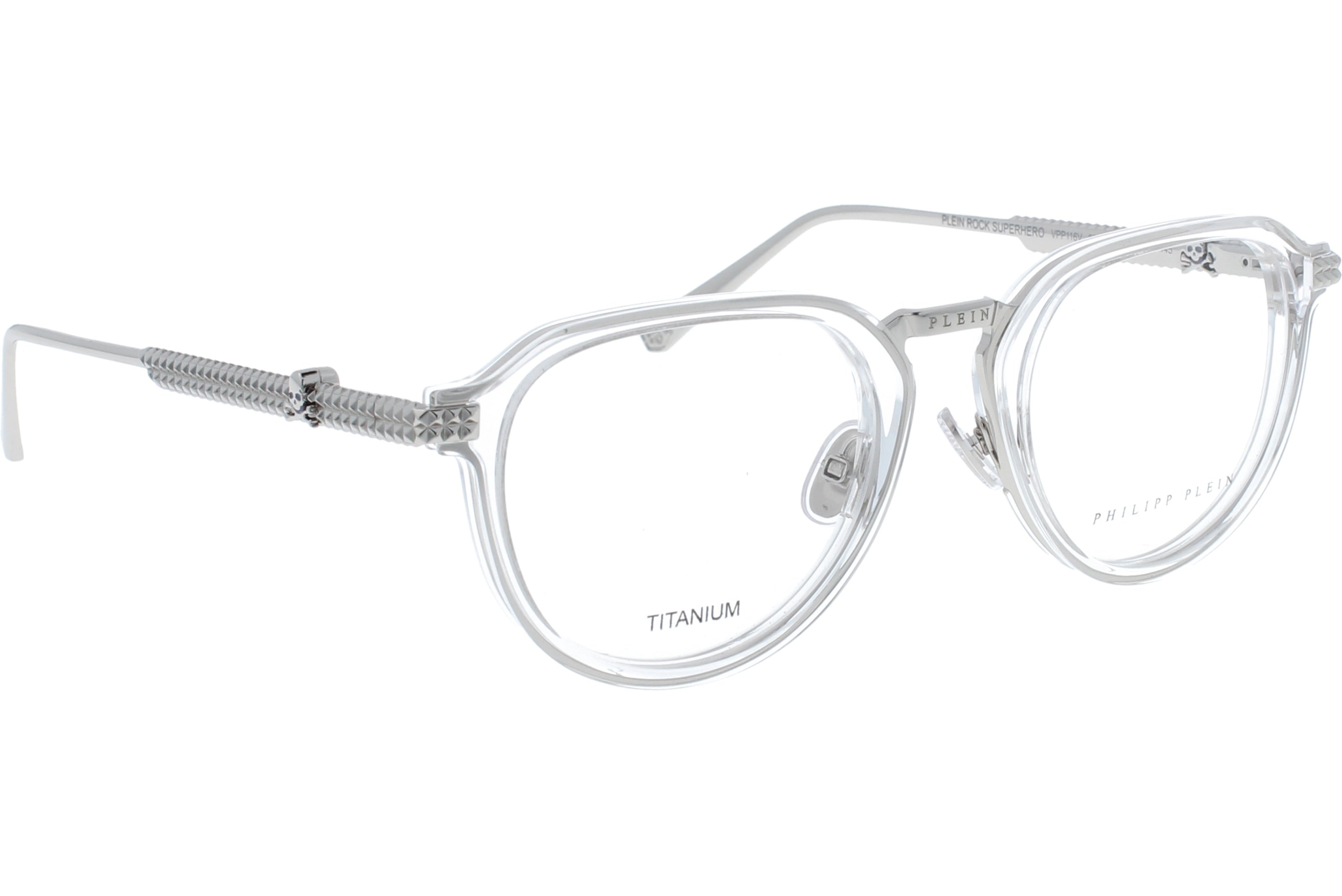 Prescription Glasses Philipp Plein Rock SuperHero VPP116V 0579 52 22