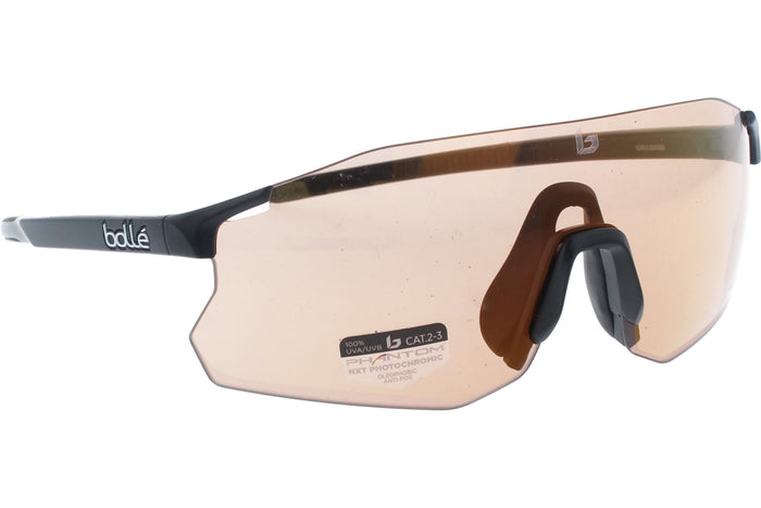 Sunglasses Bolle Icarus BS016006 Black Matte Phantom Brown Red Photocromic 142 00 — vista 2