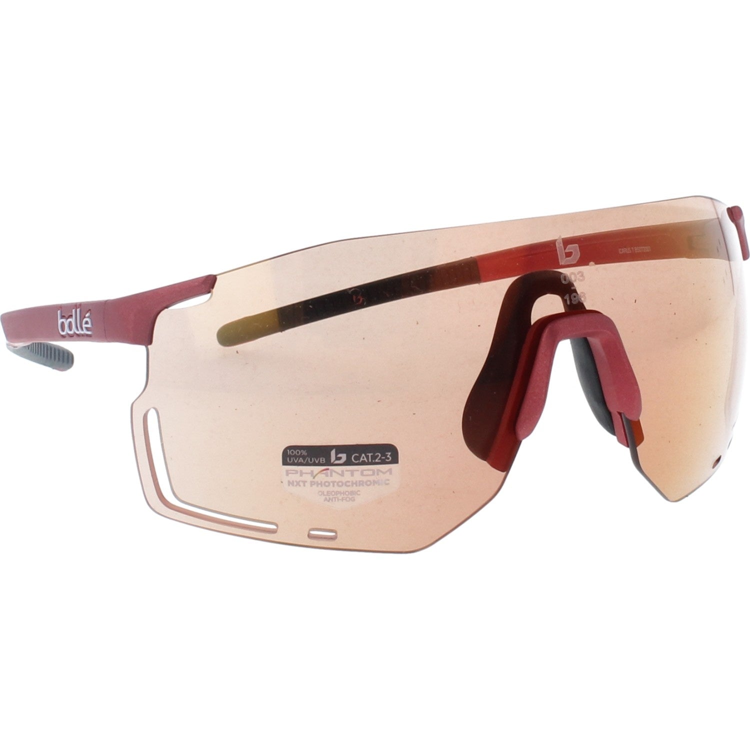 Gafas de Sol Bolle Icarus 7 BS072001 Red Metallic Phantom Brown Red Photocromic 00 00