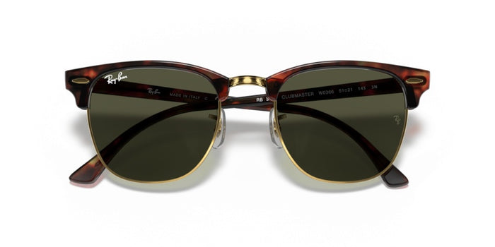 Sunglasses Ray-Ban Clubmaster RB3016 W0366 55 21 — vista 6