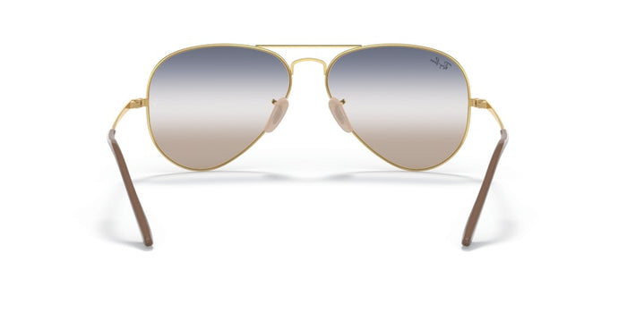 Ray-Ban Aviator Metal II RB3689 001/GD 58 14 太阳镜 — vista 5
