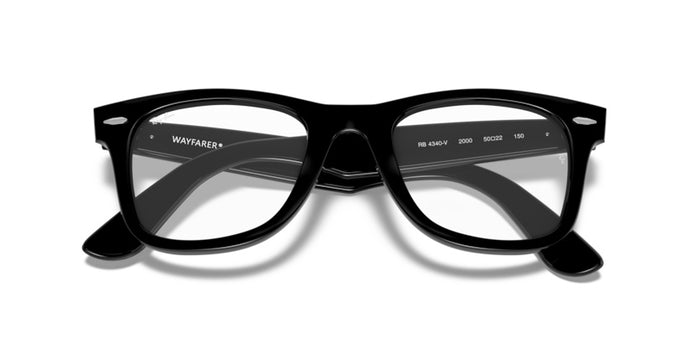 Prescription Glasses Ray-Ban Wayfarer Ease RX4340 2000 50 22 — vista 7