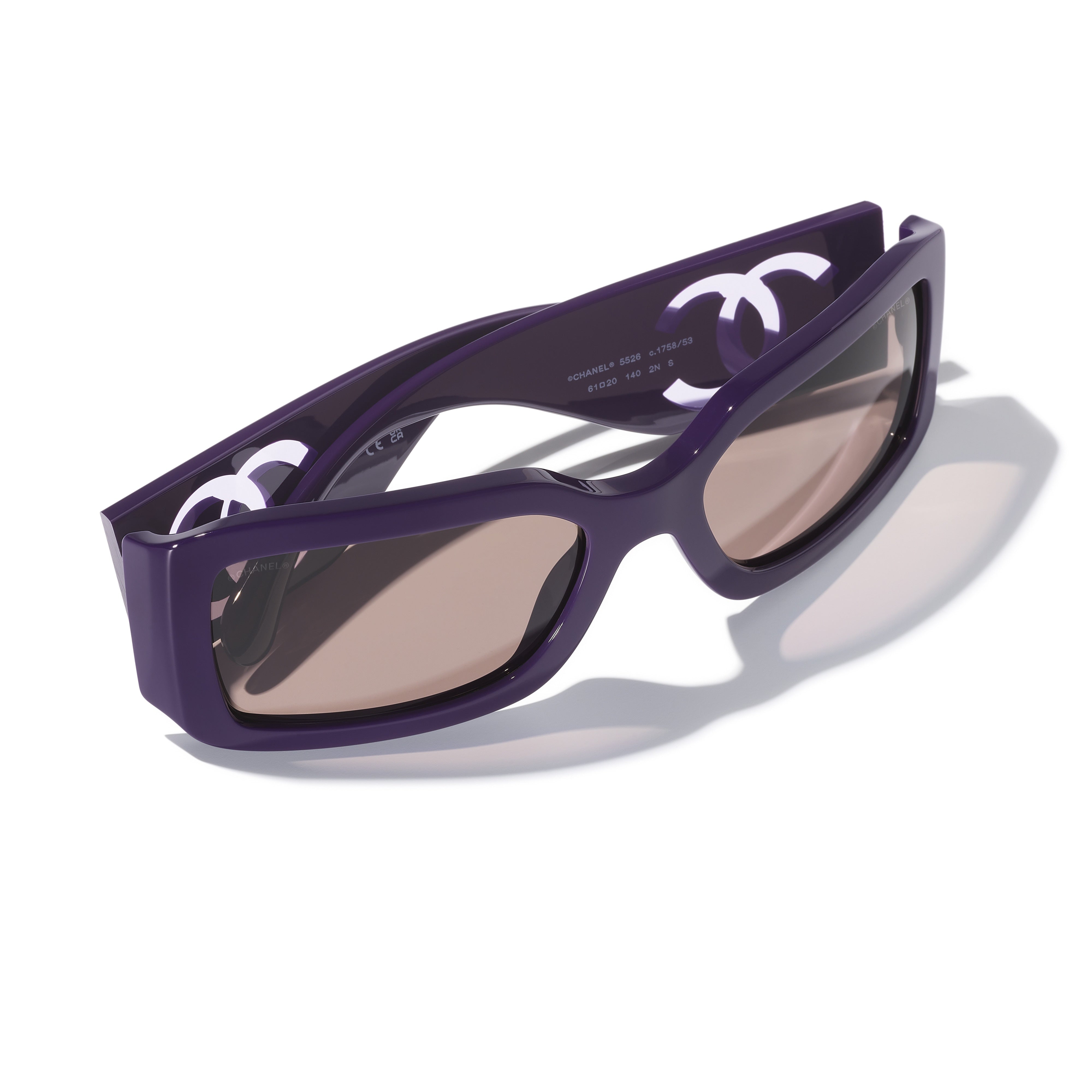 Gafas de Sol CHANEL 5526 Morado 61 20 140 - Vista 4