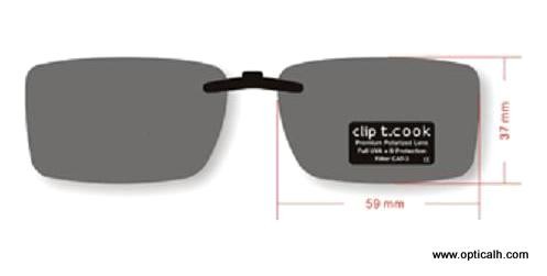 Clip Solaire Supplémentaire T.Cook Rabattable — vista 4