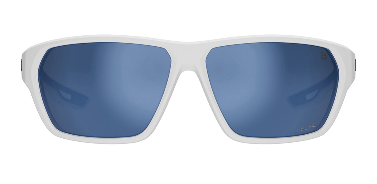 Sunglasses Bolle Airfin BS034002 White Matte Grey 63 13
